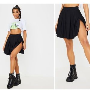 Pretty Young Thing Tennis Skirt with Slit